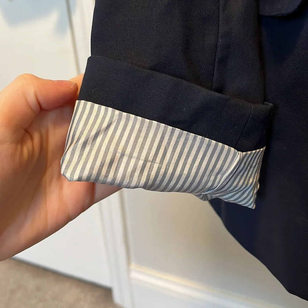 J. Crew navy blue blazer size 4 - Picture 7 of 10